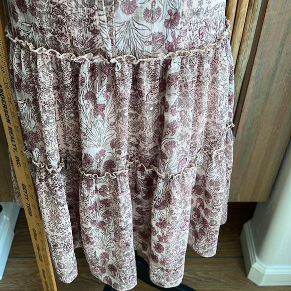 DREW Anthropology Floral Dress, Size Small, Fully Lined, 100% Polyester - Picture 8 of 13